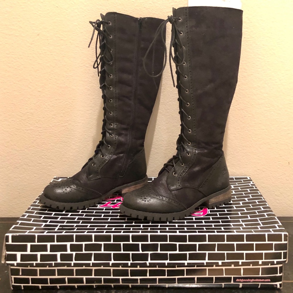 Dirty Laundry Tall Combat Boots